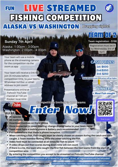 Live Streamed FISHING COMPETITION Alaska vs Washington