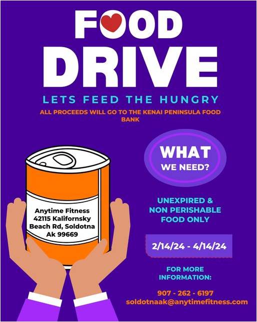 Food Drive @ Anytime Fitness