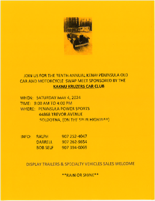 Kaknu Kruzers Car Club 10th Annual Swap Meet @ Peninsula Power Sports
