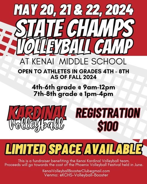 Kenai Volleyball Summer Camp @ Kenai Middle School