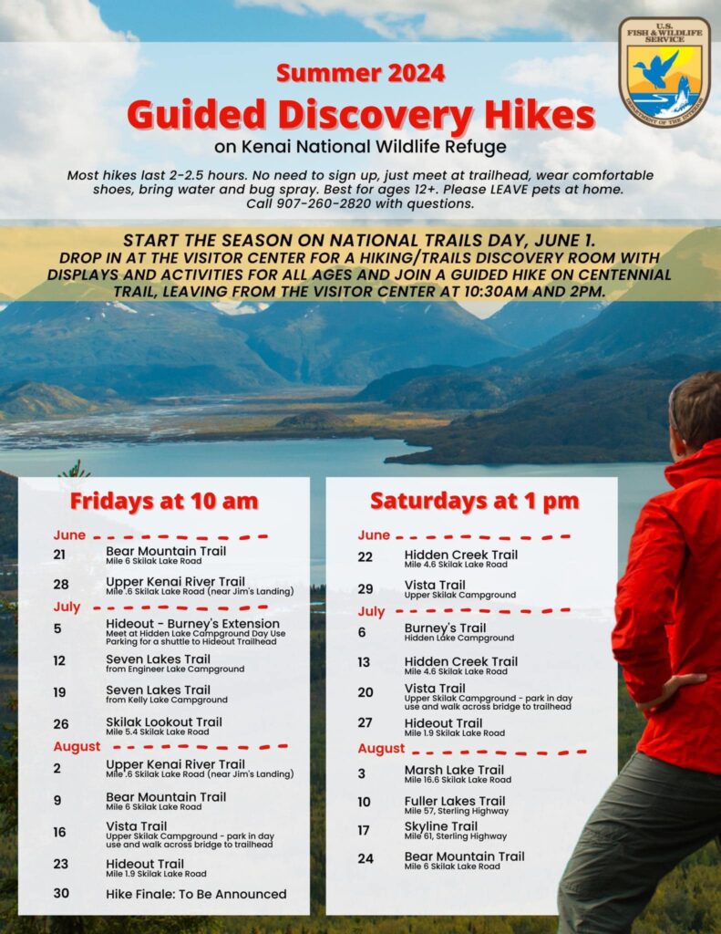 Guided Discovery Hikes @ Kenai National Wildlife Refuge